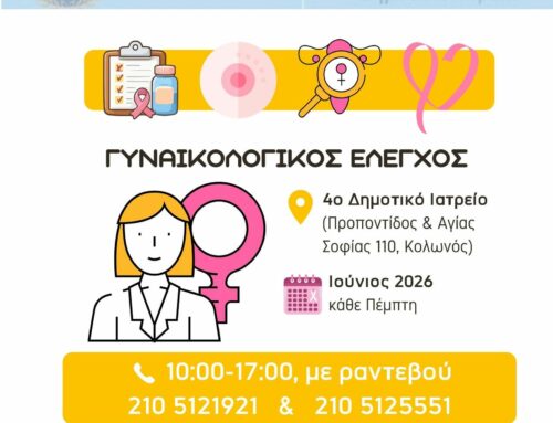 Ολοκληρωμένος Γυναικολογικός Έλεγχος στο 4ο Δημοτικό Ιατρείο
